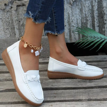 Round Toe Flats Slip-Ons