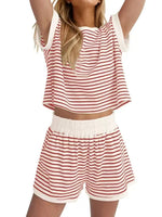 Red Stripe On White Background