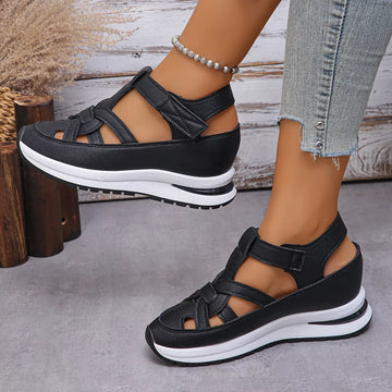 Velcro Wedge Sandals