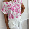 Pink On White Background
