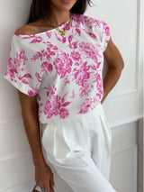 Pink On White Background