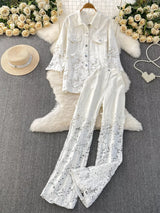 White Two-piece Set