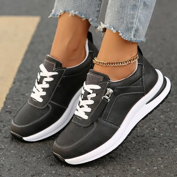 Lace-Up Platform Athletic Sneakers