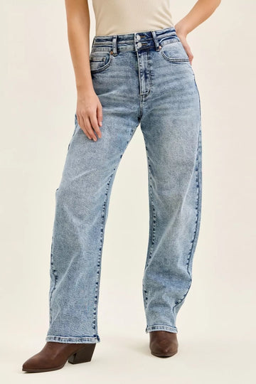 Judy Blue Marlow High-Waist Arc-Leg Jeans