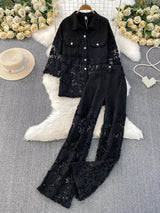 Black Two-piece Set