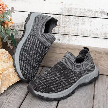 Round Toe Mesh Slip Ons