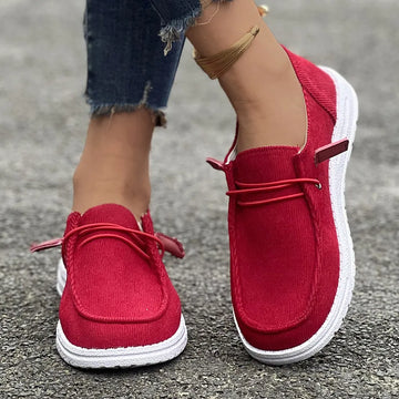 Round-Toe Flat Slip-On Shoes