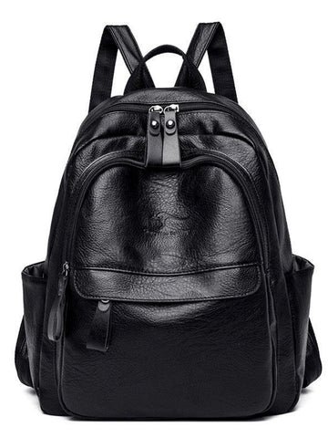 PU Leather Backpack Bag