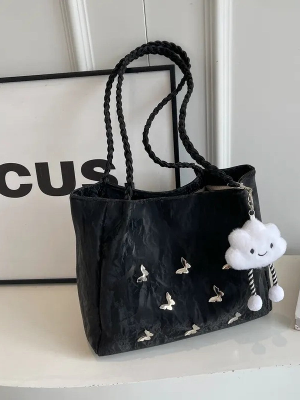Butterfly Pattern Tote Bag