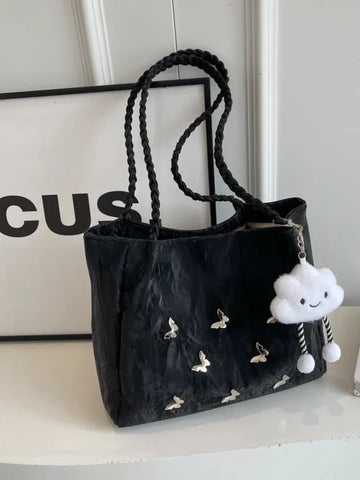 Butterfly Pattern Tote Bag