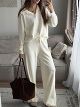 White Pants Set