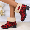 Red Leopard Print