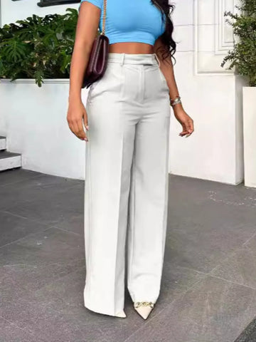High Waisted Wide Leg Pants