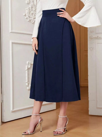A-Line Midi Skirt