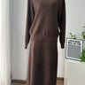 Brown Skirt Set