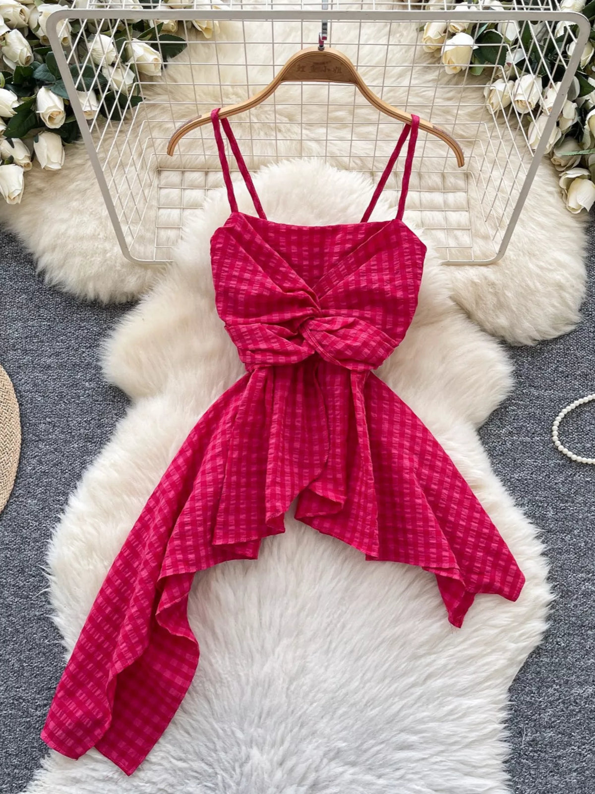 Twisted Front Asymmetrical Cami