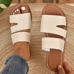 Beige White