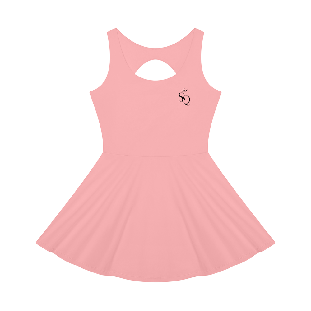 Serein Queen Women's Open-Back Performance Tennis Dress