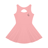 Serein Queen women's open-back performance tennis dress, additional front view