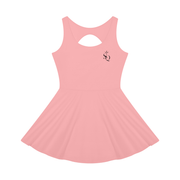 Serein Queen women's open-back performance tennis dress, additional front view