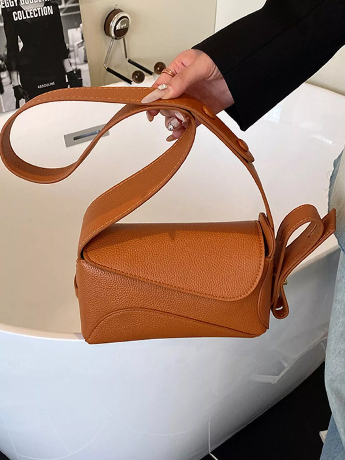PU Leather Shoulder Bag