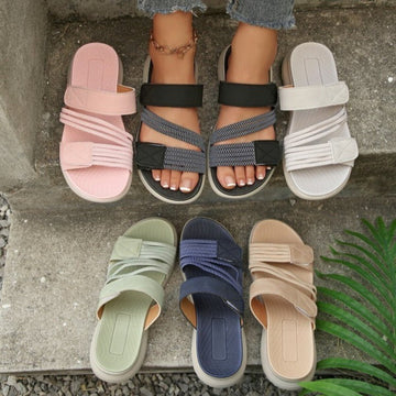 Open Toe Adjustable Strap Sandals