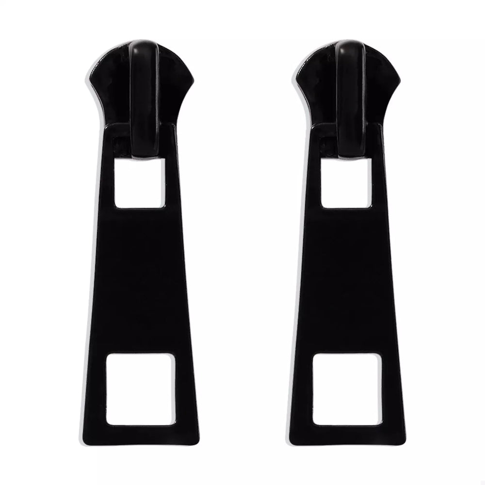 Colorful Zipper Drop Earrings