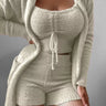 Beige White