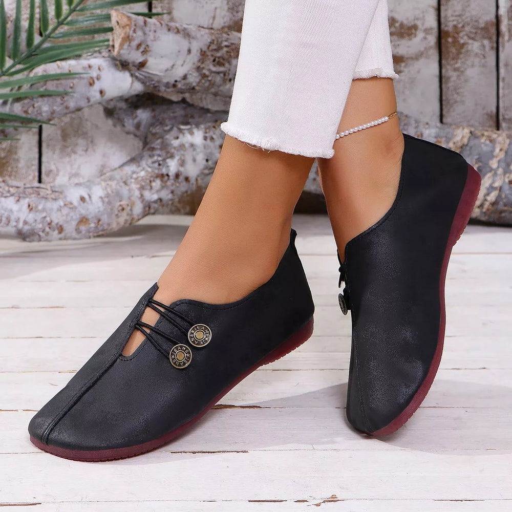 Round Toe Slip Ons