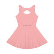 Serein Queen women's open-back performance tennis dress, additional back view