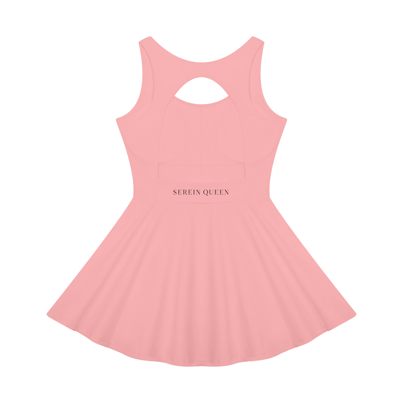 Serein Queen women's open-back performance tennis dress, additional back view