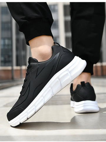 Men's Lace-Up Platform Athletic Sneakers