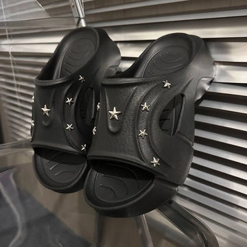 Star Studded Platform Comfort Sandals