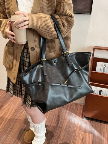 PU Leather Tote Bag
