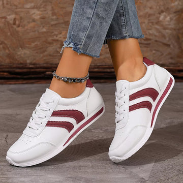 Round Toe Lace Up Sneakers