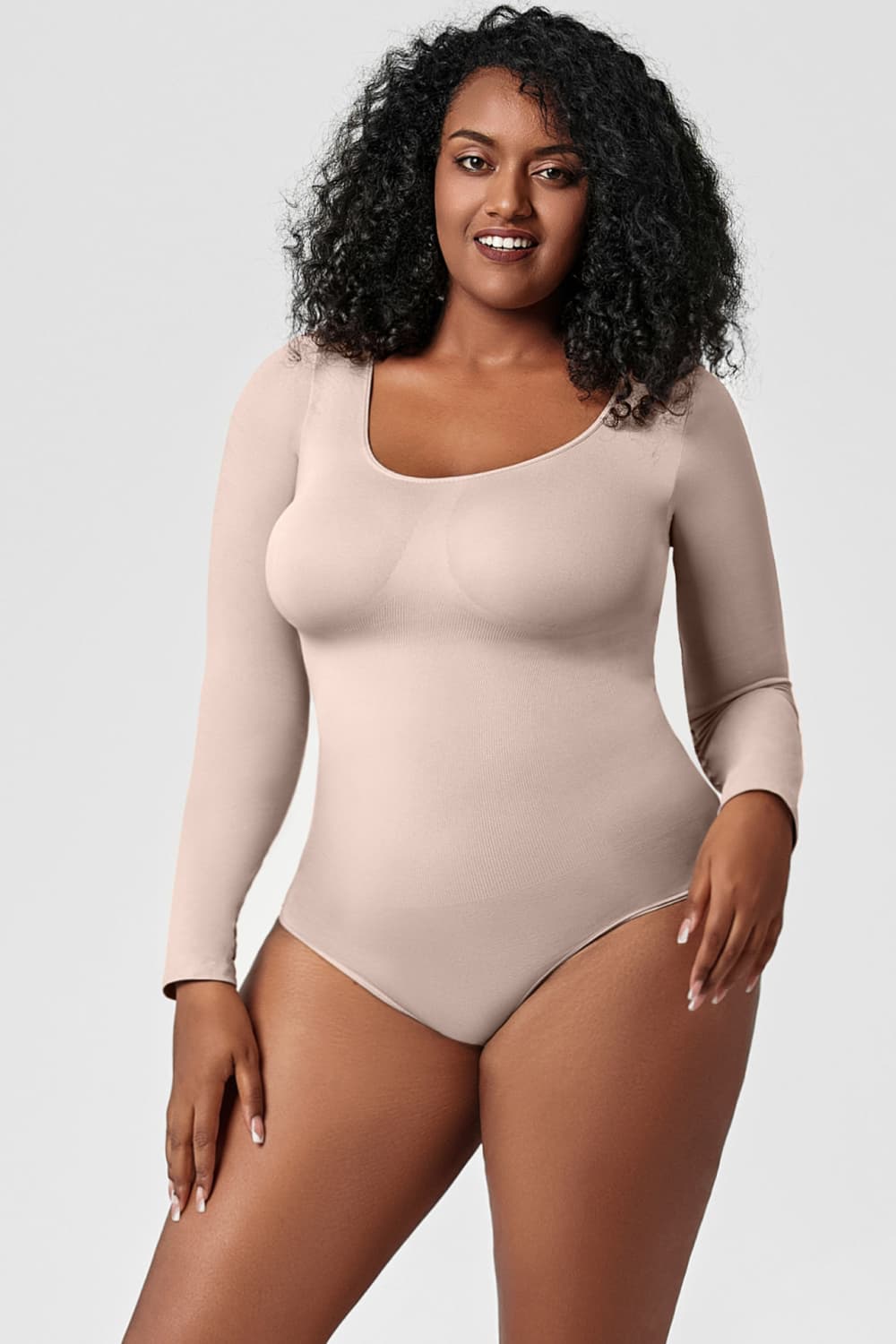 Long Sleeve Shaping Bodysuit selected from Bodysuits for The Modern Bodysuit Guide: The Foundation That Does More