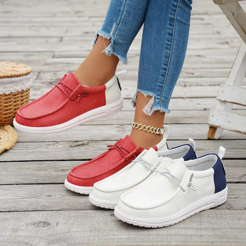 Round Toe Slip Ons