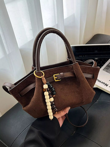 Buckle Decor Tote Bag