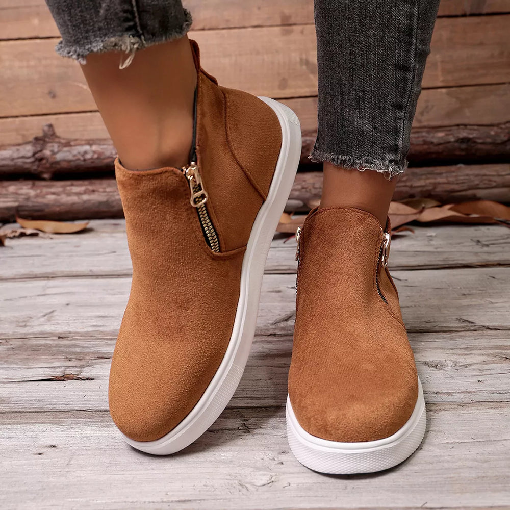 Round Toe Ankle Boots