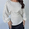 White Polka Dots