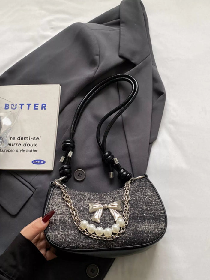 Bow Chain Crossbody Bag